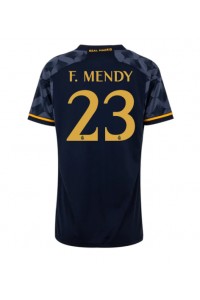 Real Madrid Ferland Mendy #23 Jalkapallovaatteet Naisten Vieraspaita 2023-24 Lyhythihainen